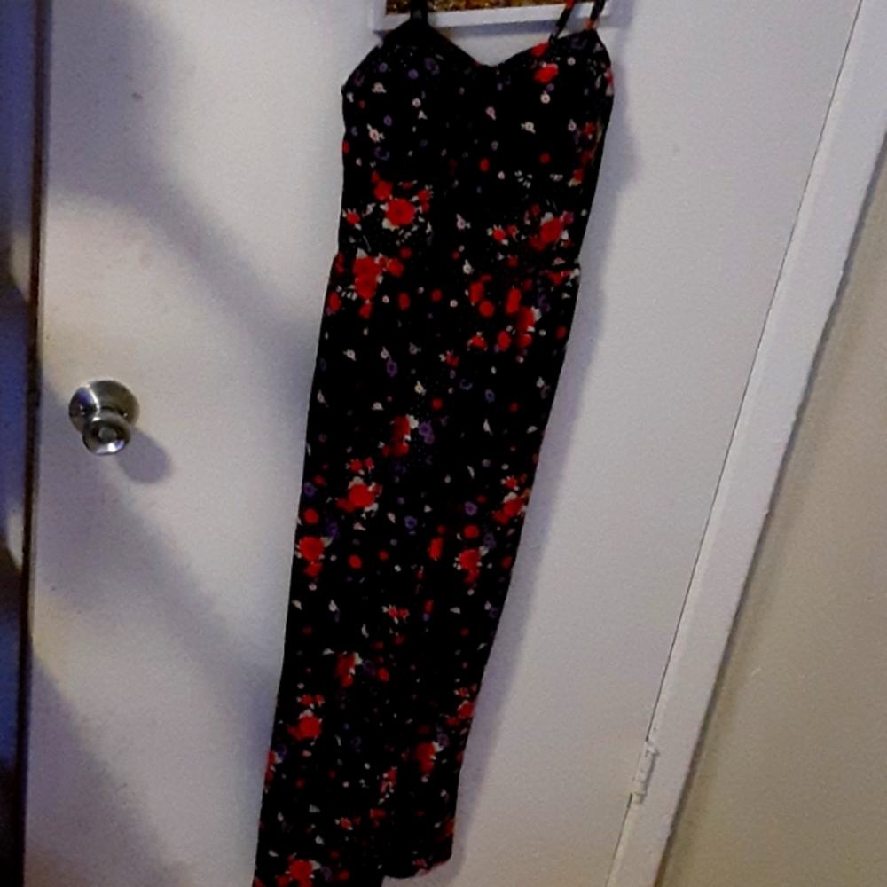 Super cute floral romper with built in bra